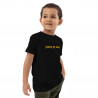 T-shirt Enfant "jaune et noir." en coton Bio